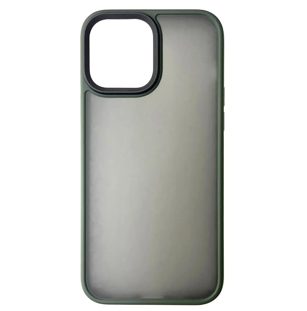 iPhone 13 Pro Max Smoke Transparent Twotone Green